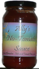 Closeup Jar of Tomato Free Sauce